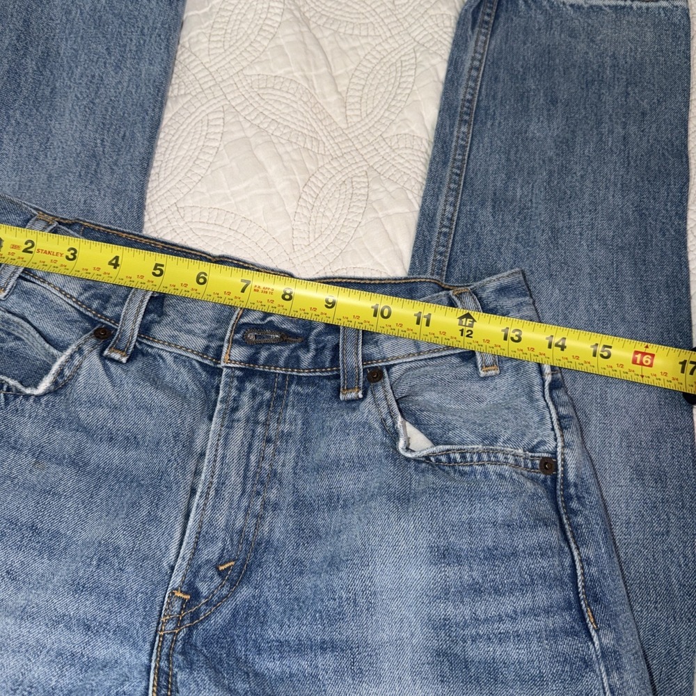 Levis 505 C Sz 26x26 ORANGE TAB Tag Vintage Style 80s Punk Straight Leg Distress - Picture 14 of 15